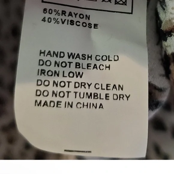 NWT Free People FP Movement Animal Print Boho Top - Picture 12 of 14